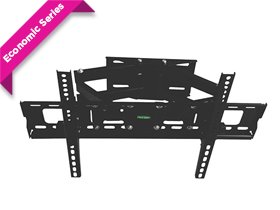 Super Economy Double Arm Full-Motion Tv Wall Mount